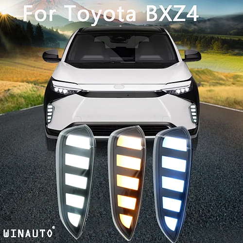BZ4X drl 2022 , toyota BZ4X fog light daylight 2022 2023